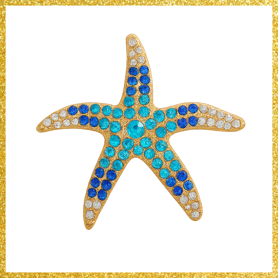 ORECCHINI STELLA MARINA BLU