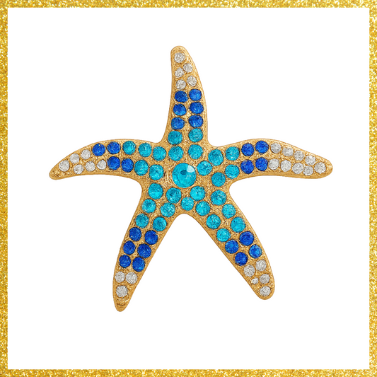 ORECCHINI STELLA MARINA BLU